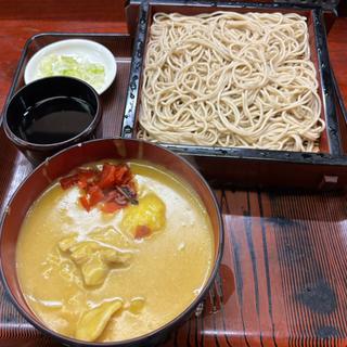 ライスカレーセット（もりそば）(東嶋屋)