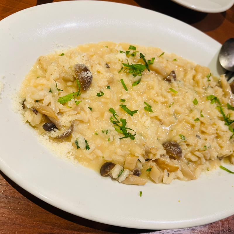 キノコのリゾット(ピッツェリア ファリーナ)