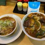 豚バラ丼 小ラーメンセット