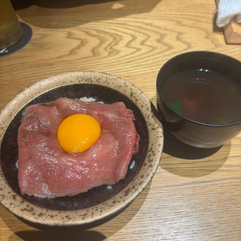 ローストビーフ丼(肉割烹 KINTAN コレド室町)