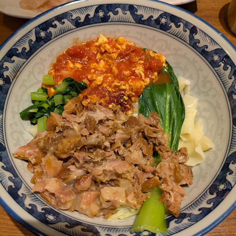 極上豪華麺(手作りビャンビャン麺 水餃子)