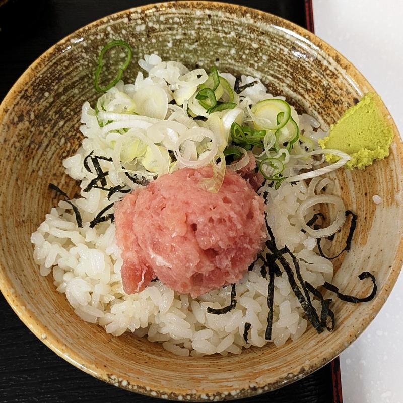 ミニねぎとろ丼(えきめんや 京急川崎店)
