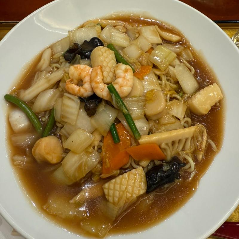 五目あんかけ焼そば(麻布茶房 日比谷シャンテ店)