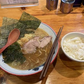 味噌ラーメン　半ライス