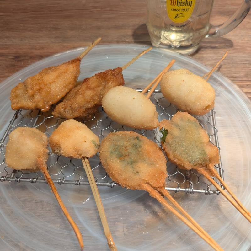 全12品  草馬季節の串揚げ堪能おまかせコース(串あげ草馬)