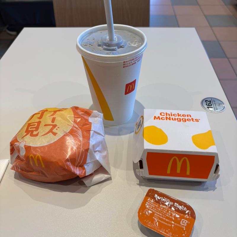 チーズ月見バーガーセット(マクドナルド ２９６八千代パルル店)