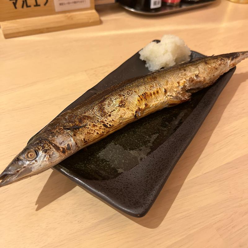 さんま塩焼き(立ち飲み やみー ふたつめ)