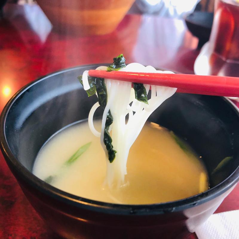 味噌汁_網焼き定食(美味しんぼ )