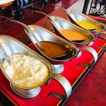 4種のサラダドレッシング_網焼き定食
