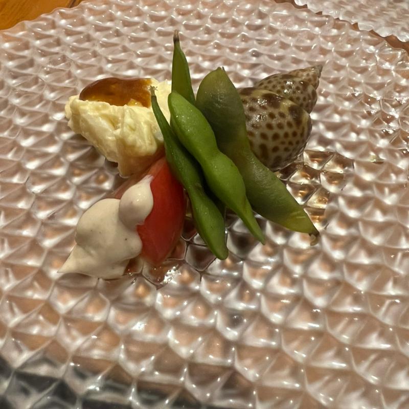 お通し(創作料理と地酒のお店 坂蔵)