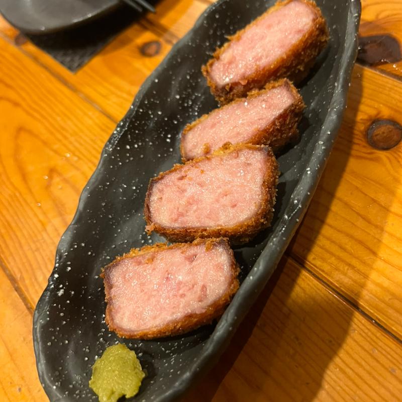 雲仙ハムカツ(創作料理と地酒のお店 坂蔵)