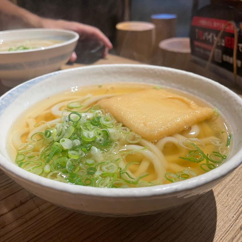 きつねうどん(弥太郎うどん)