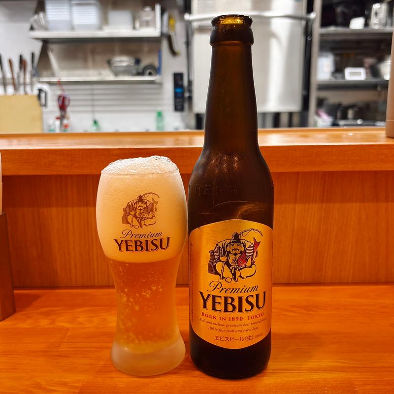 恵比寿ビール(小瓶)(中華そば 新増田)