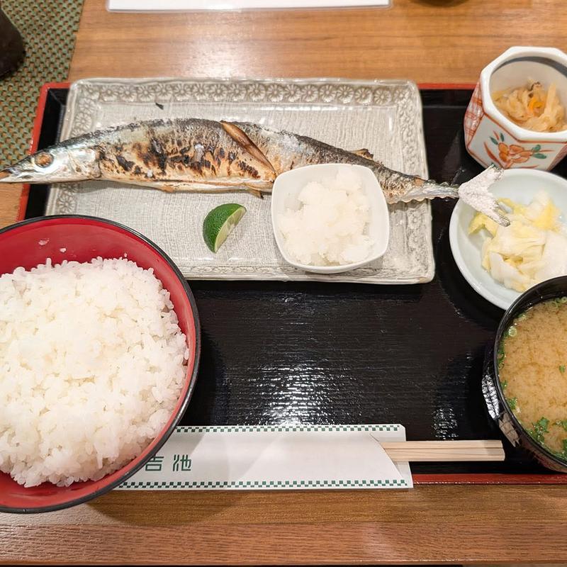 焼魚定食(池田屋 吉池ホテル店)