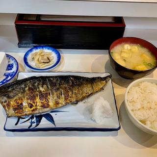 鯖の1枚焼き定食