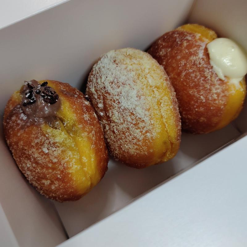 Aセット（プレーン、カスタード、チョコ）(UNI DONUTS 麻布十番)