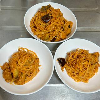 茄子ナポリタン(ベルクス 東墨田店)