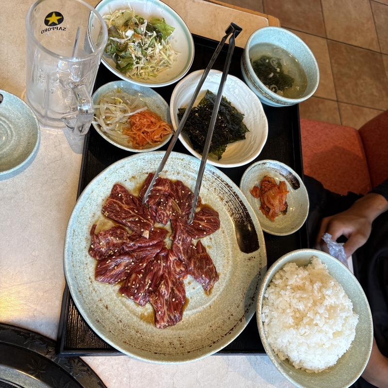 ハラミB定食140g(味道苑 蒲生店)