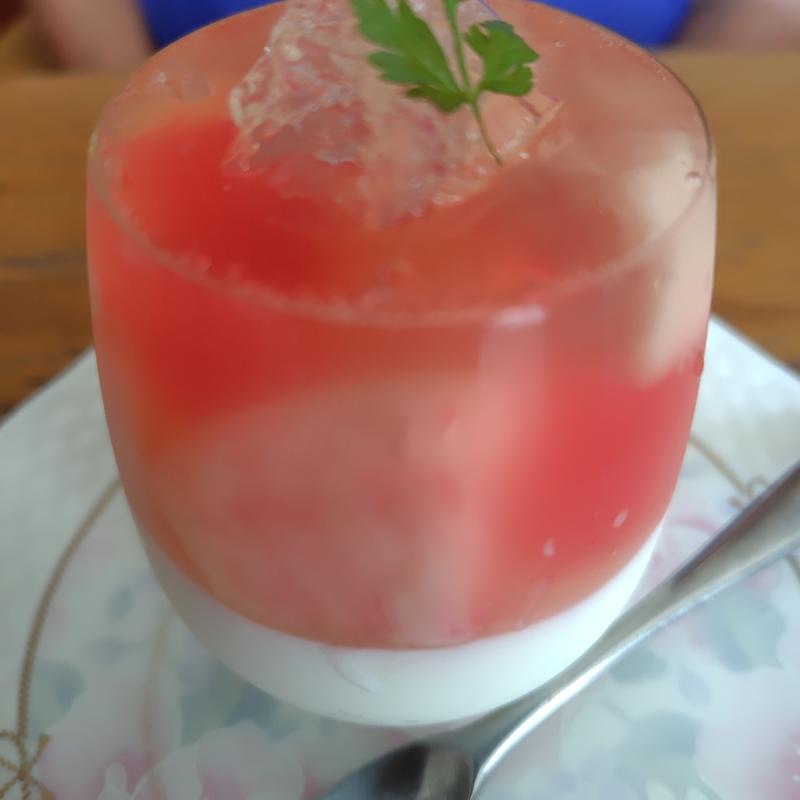 桃の杏仁豆腐(砂田屋 盛岡店)