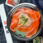 サーモンねぎとろ丼