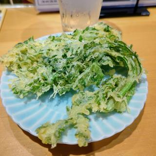 春菊の天ぷら(めのじ)