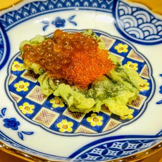 海苔といくらととびっこ(めのじ)