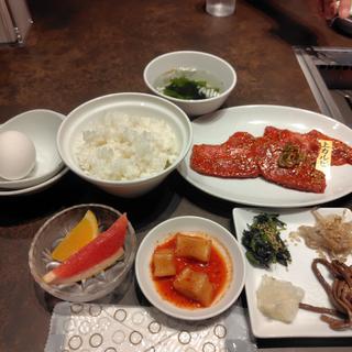 極上カルビ定食(焼肉レストラン米内)
