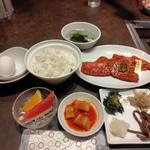 極上カルビ定食