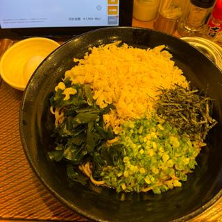 冷やしたぬき蕎麦　蕎麦2倍