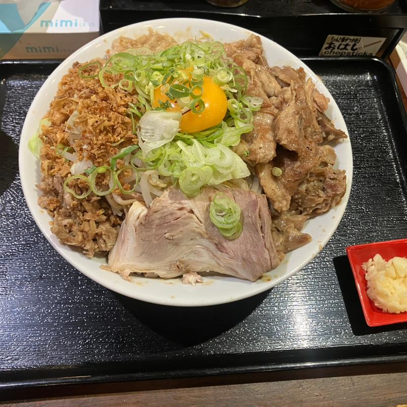 ガッツリ混ぜそば NEO (限定)(千極煮干 （センゴクニボシ）)