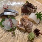刺身の盛り合わせ