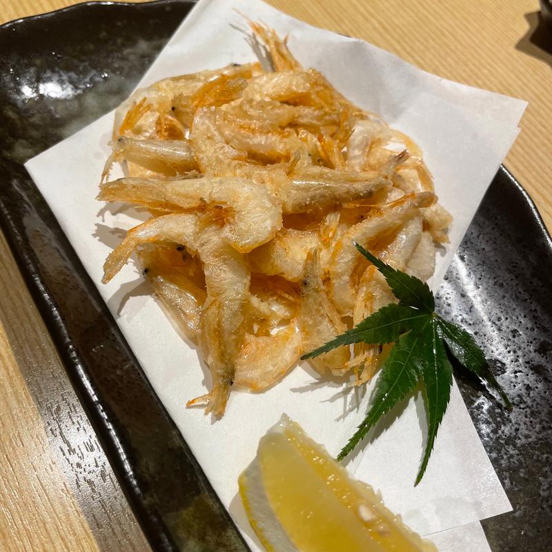 白エビの唐揚げ(よりみち酒場 檜や)
