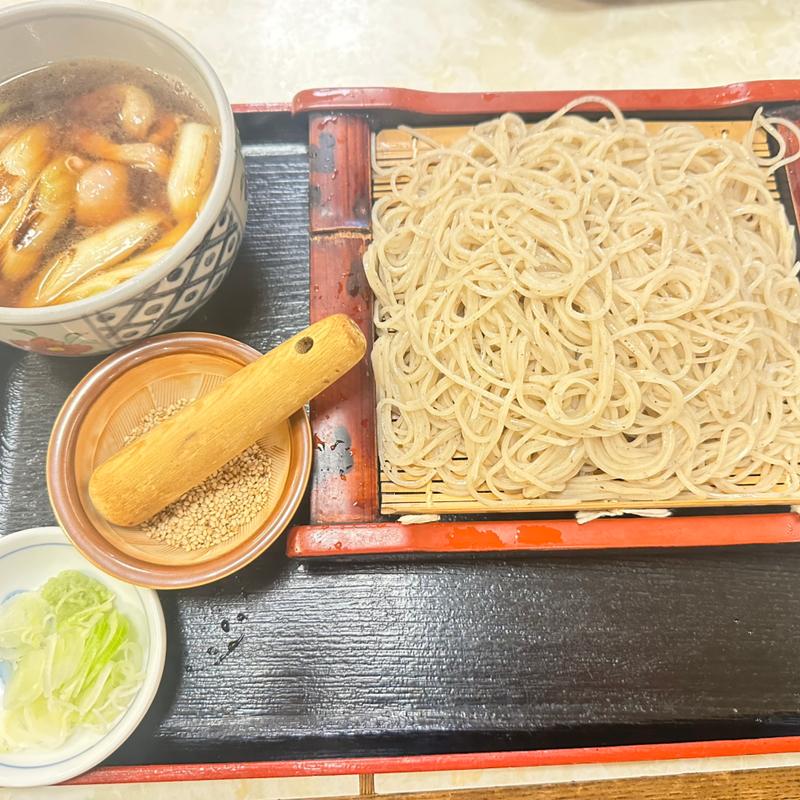 鴨せいろそば(そば処満月)