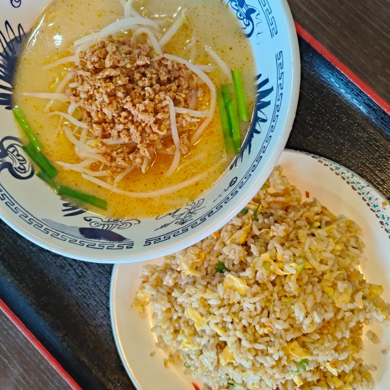 セットメニュー(豚骨台湾ラーメン+炒飯)(北海楼 (ほっかいろう))