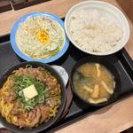 牛肉バターちゃんぽん焼き定食