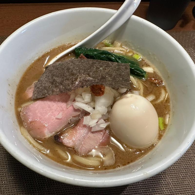 濃厚豚骨魚介らーめん(麺処はら田)