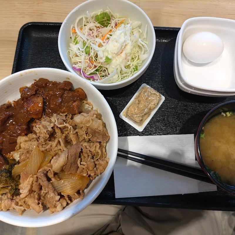 肉だく牛魯肉飯　ポテトサラダセット(吉野家 大井町駅西口店 )