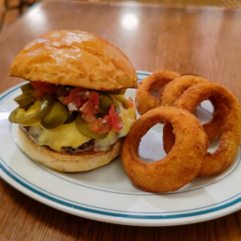 グリーンチリチーズバーガーset(バーガージョーズ 元町店)