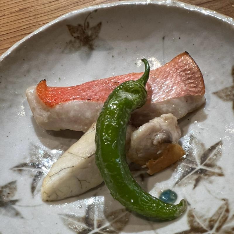 焼き魚　金目塩焼　鮪はらす　頬肉塩焼(魚藤)