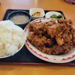 メガ唐揚げ香味定食
