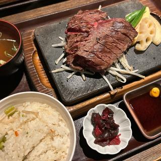 えん家ステーキ（200g）御飯セット(えん家 姫路飾磨店)