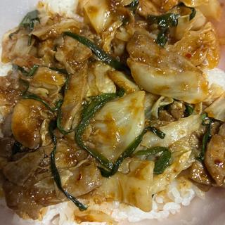 麻辣豚丼(セイコーマート つぼた店)