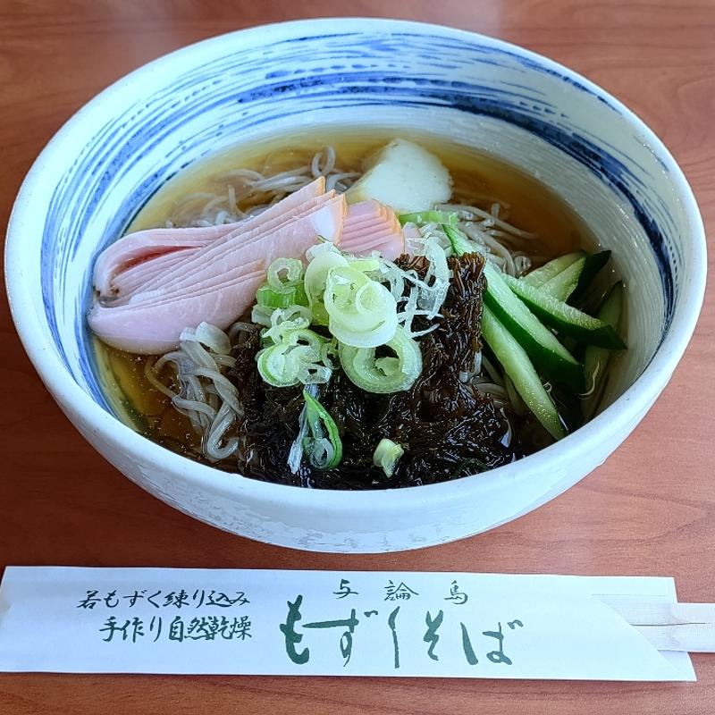 もずく蕎麦(蒼い珊瑚礁 )