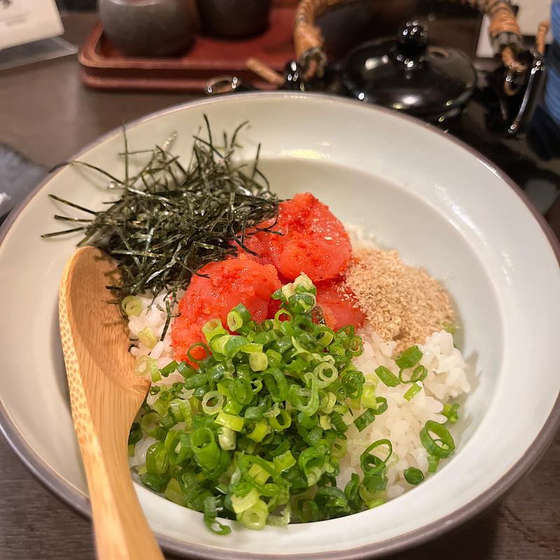 明太子のお茶漬け(九州熱中屋 四条大宮LIVE )