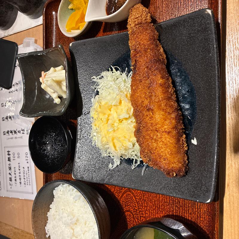 ホッケフライ定食(魚吉 札幌駅前本店)
