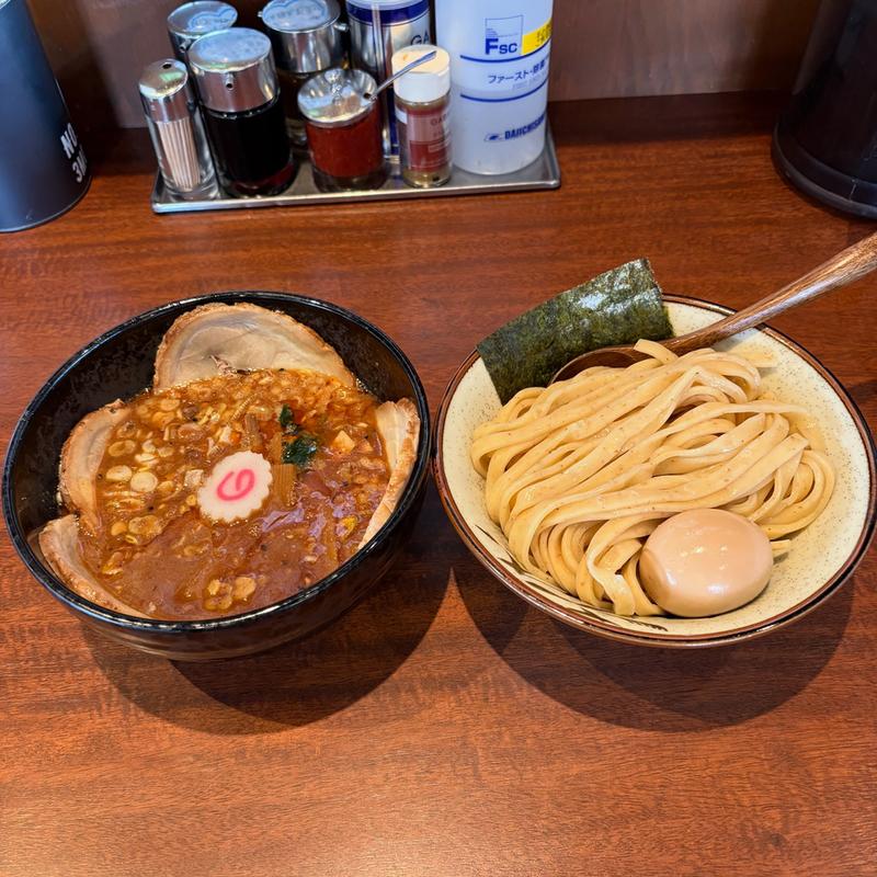 味噌もりそば（冷）味玉トッピング(特製もりそば 瑛 （てる）)