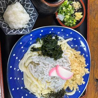 しらすぶっかけうどん