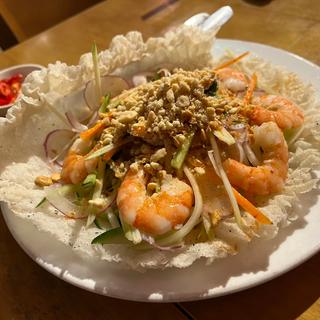青パパイヤ・海鮮入りのサラダ(オールドサイゴン 上野御徒町店)