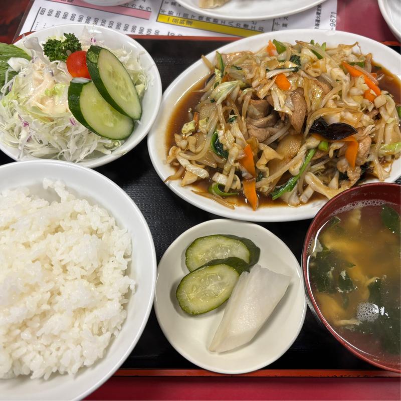 野菜炒め定食(蘭房食堂 )