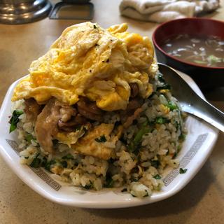 ホウレン草焼飯